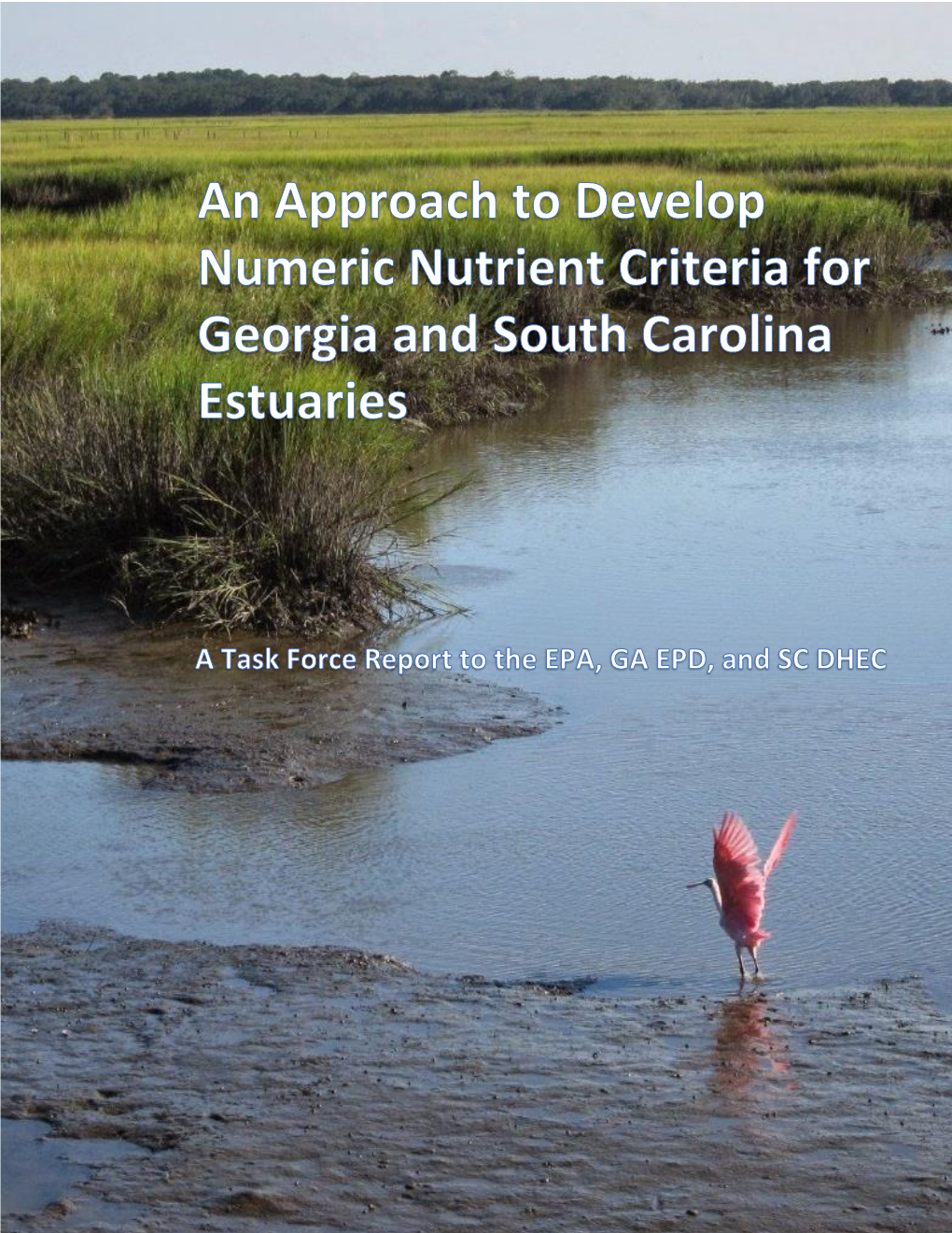 An Approach to Develop Numeric Nutrient Criteria for Georgia and South Carolina Estuaries