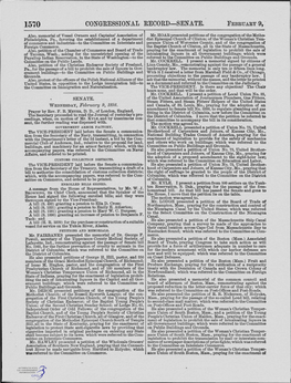 Congressional Record-Senate. February' 9