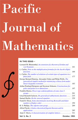 The Generalized Simplex Method for Minimizing a Linear Form Under Linear Inequality Restraints