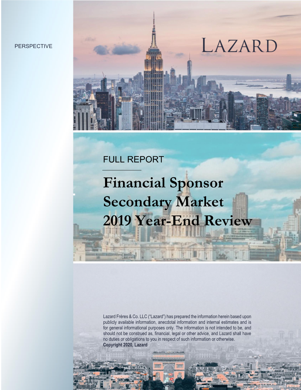 Financial Sponsor Secondary Market 2019 Year-End Review