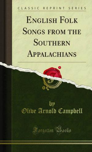 English Folk Songs from the Southern Appalachians