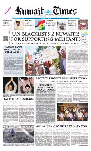 UN Blacklists 2 KUWAITIS for SUPPORTING Militants