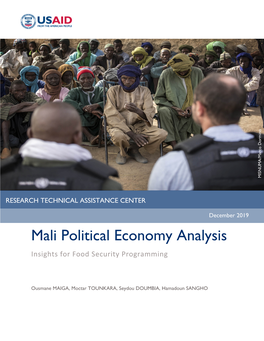 Mali Political Economy Analysis Insights for Food Security Programming