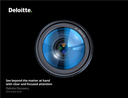 Deloitte Discovery's Global Services and Capabilities. Download The