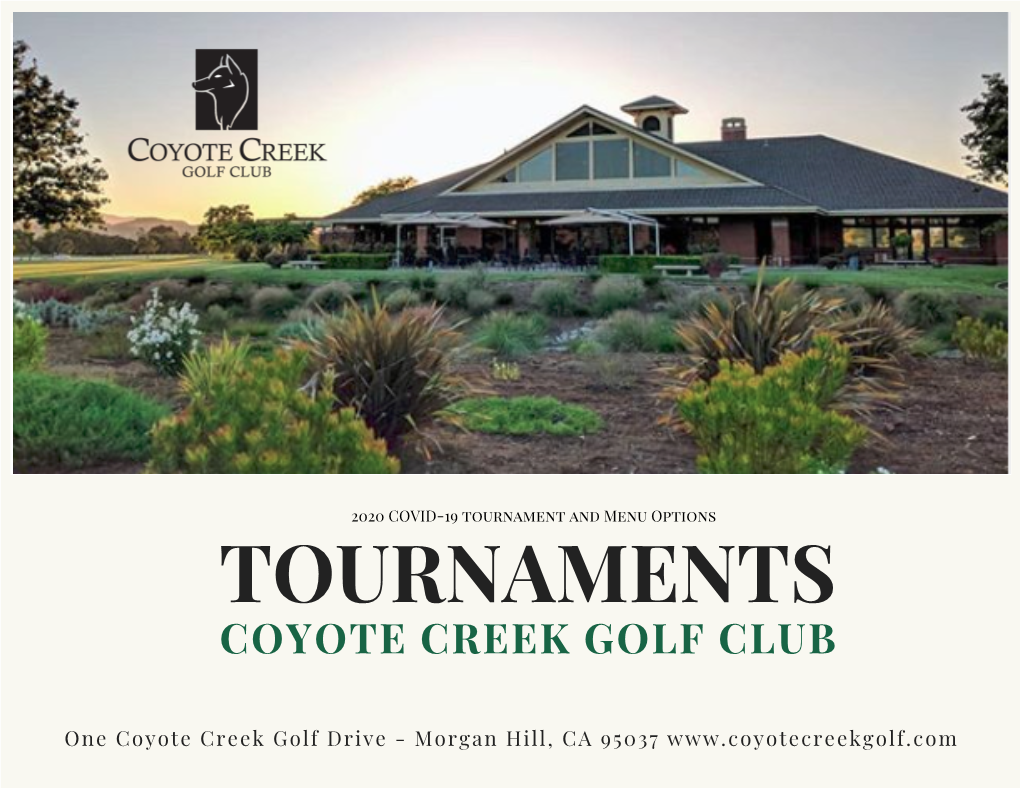 CCGC Covid 2020 Tournament Package