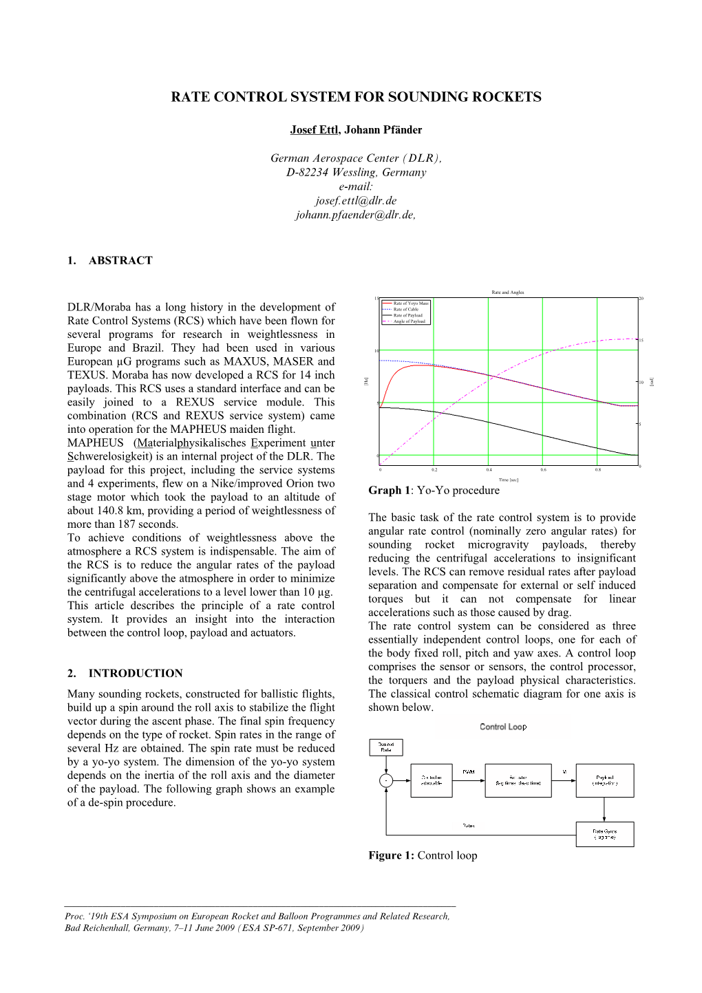 Rate Control System for Sounding Rockets