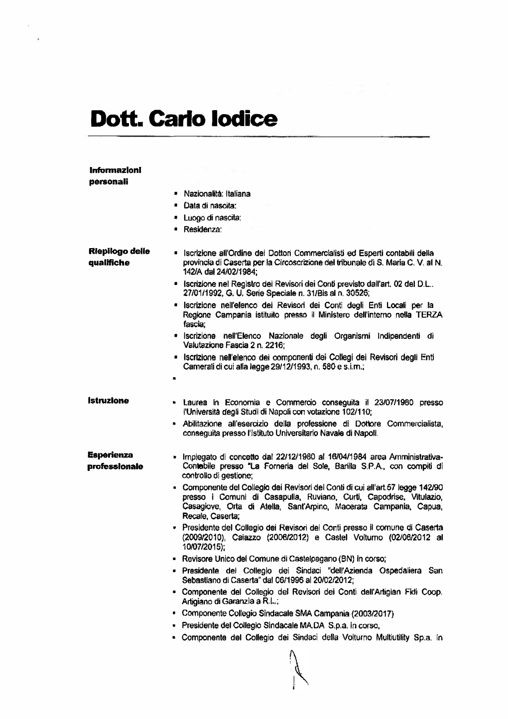 Dott. Carlo Lodice