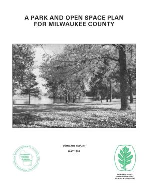 A Park and Open Space Plan for Milwaukee County