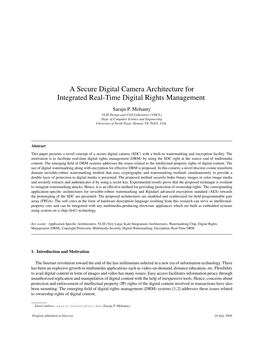 A Secure Digital Camera Architecture for Integrated Real-Time Digital Rights Management