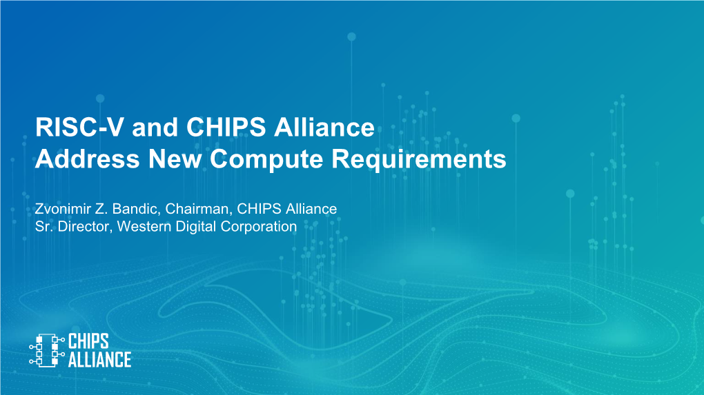 CHIPS Alliance Overview