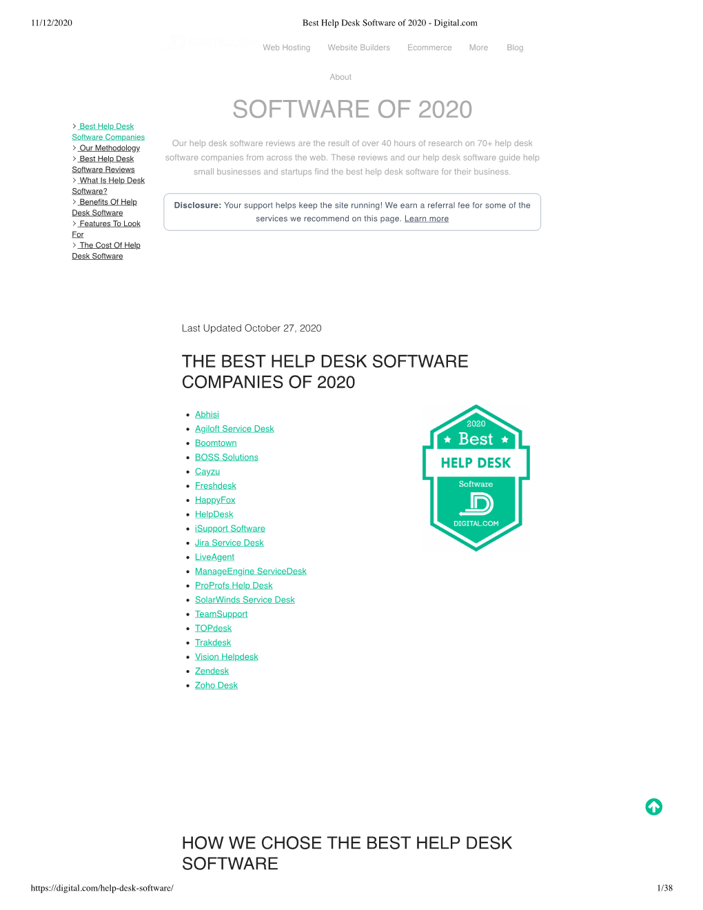 The Best Help Desk Software of 2020 Desk Software