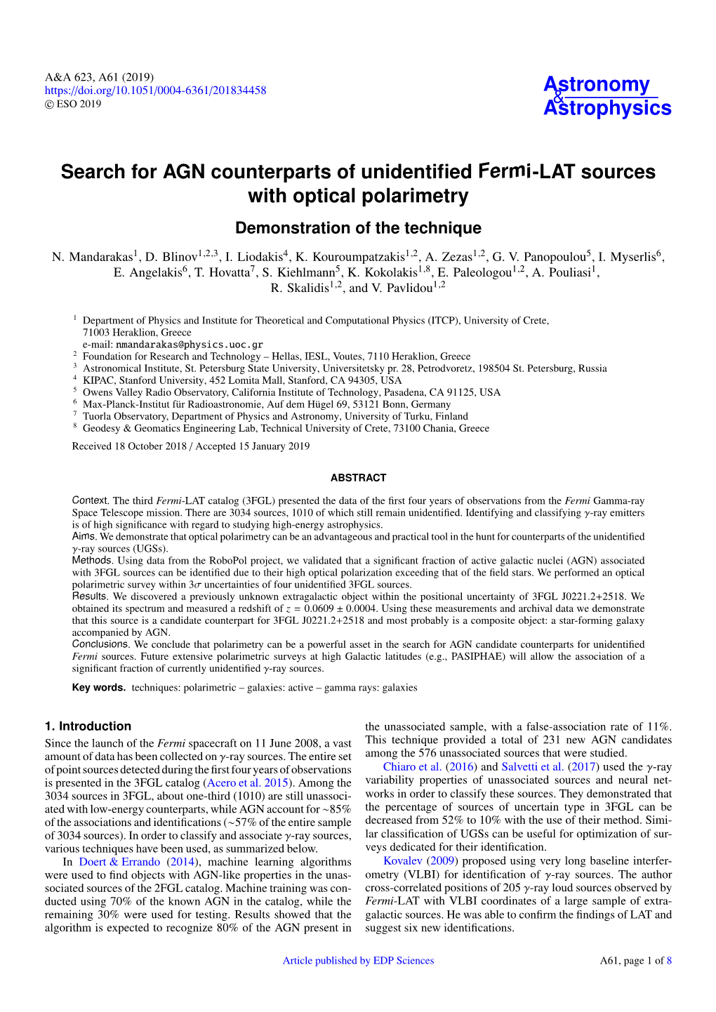 Search for AGN Counterparts of Unidentified Fermi-LAT Sources With