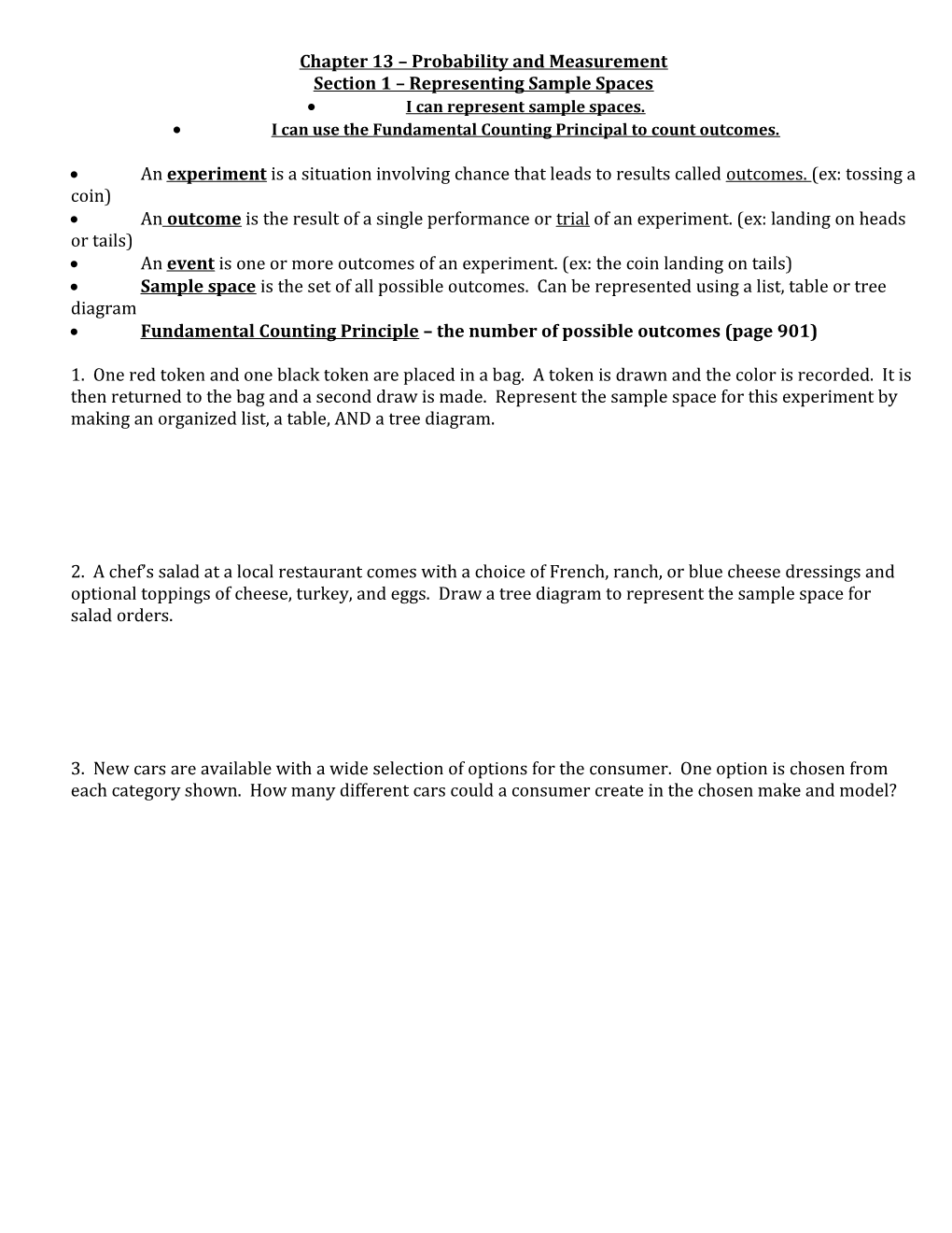 Chapter 13 Probability and Measurement