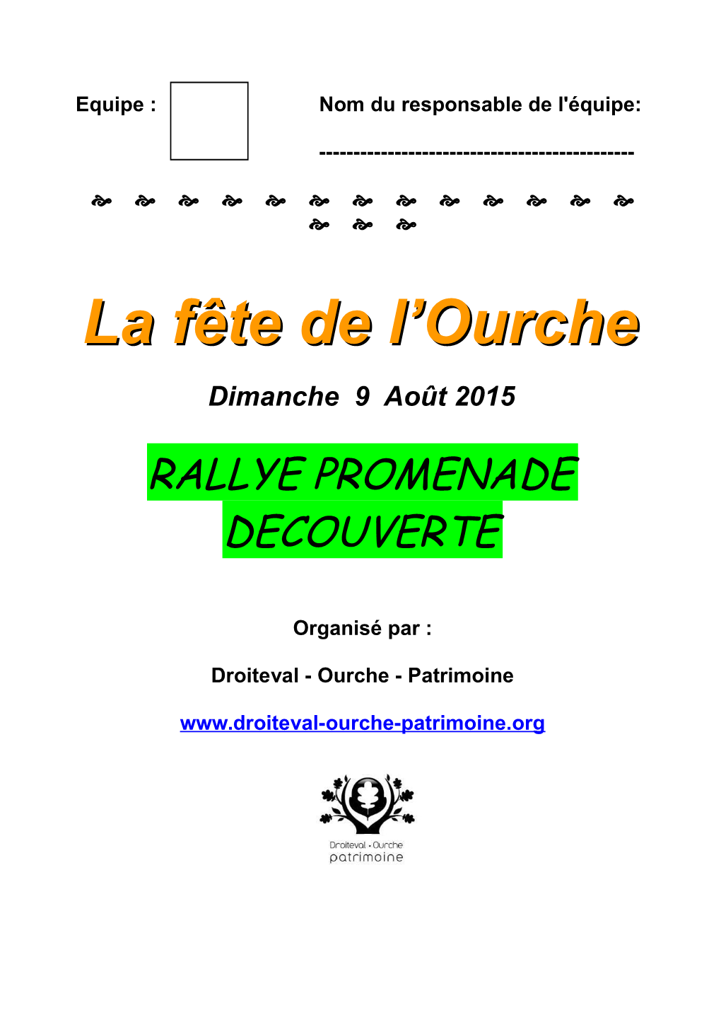 La Fête De L'ourche