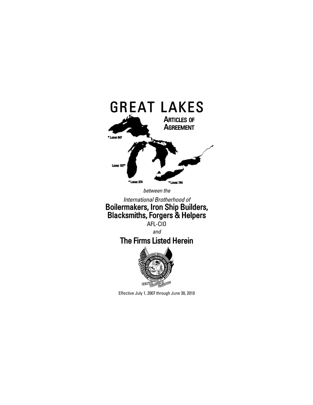 Great Lakes Articles of Agreement