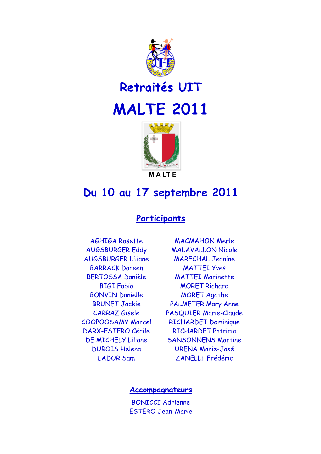 Malte 10 Au 17.09.2011