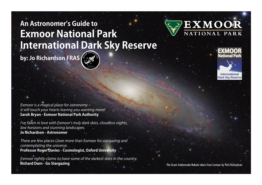 Exmoor National Park International Dark Sky Reserve By: Jo Richardson FRAS