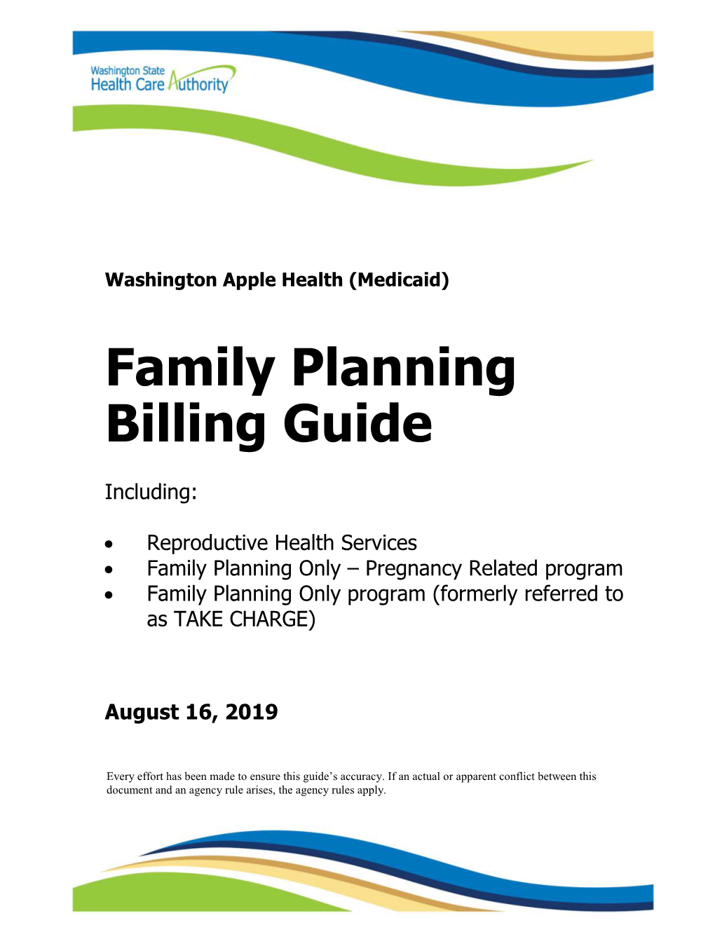Family Planning Billing Guide