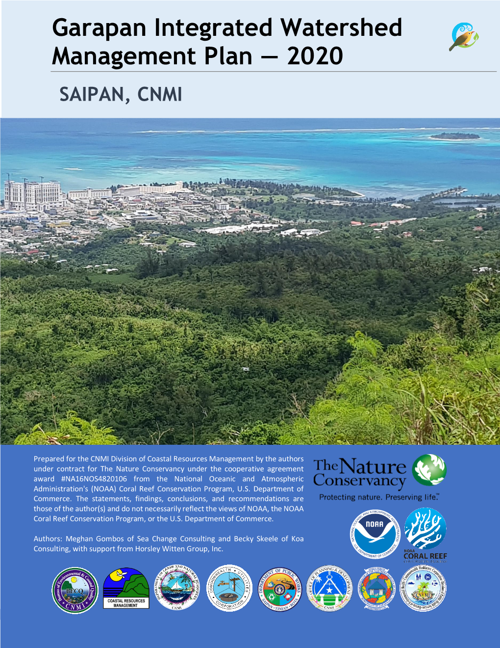Garapan Integrated Watershed Management Plan — 2020 SAIPAN, CNMI
