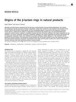 Lactam Rings in Natural Products