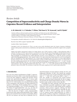 Competition of Superconductivity and Charge Density Waves in Cuprates: Recent Evidence and Interpretation