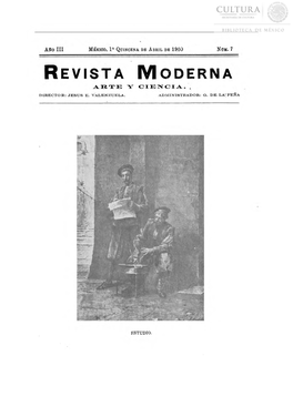 Revista Moderna Arte Y Ciencia