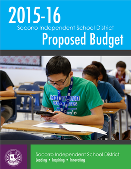 Socorro Independent School District Proposed Budget