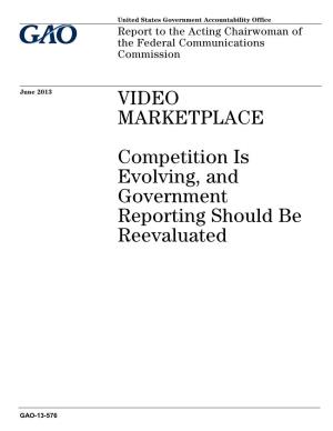 Competition Is Evolving, and Government Reporting Should Be Reevaluated