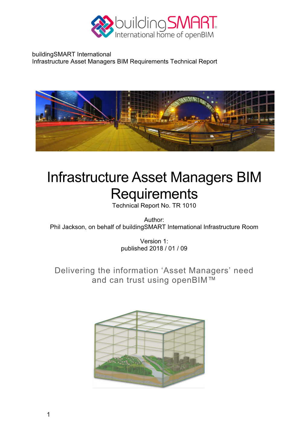 Infrastructure Asset Managers BIM Requirements Technical Report