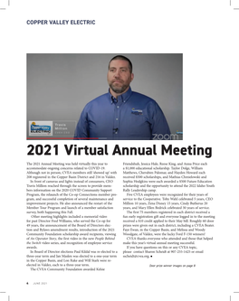 2021 Virtual Annual Meeting
