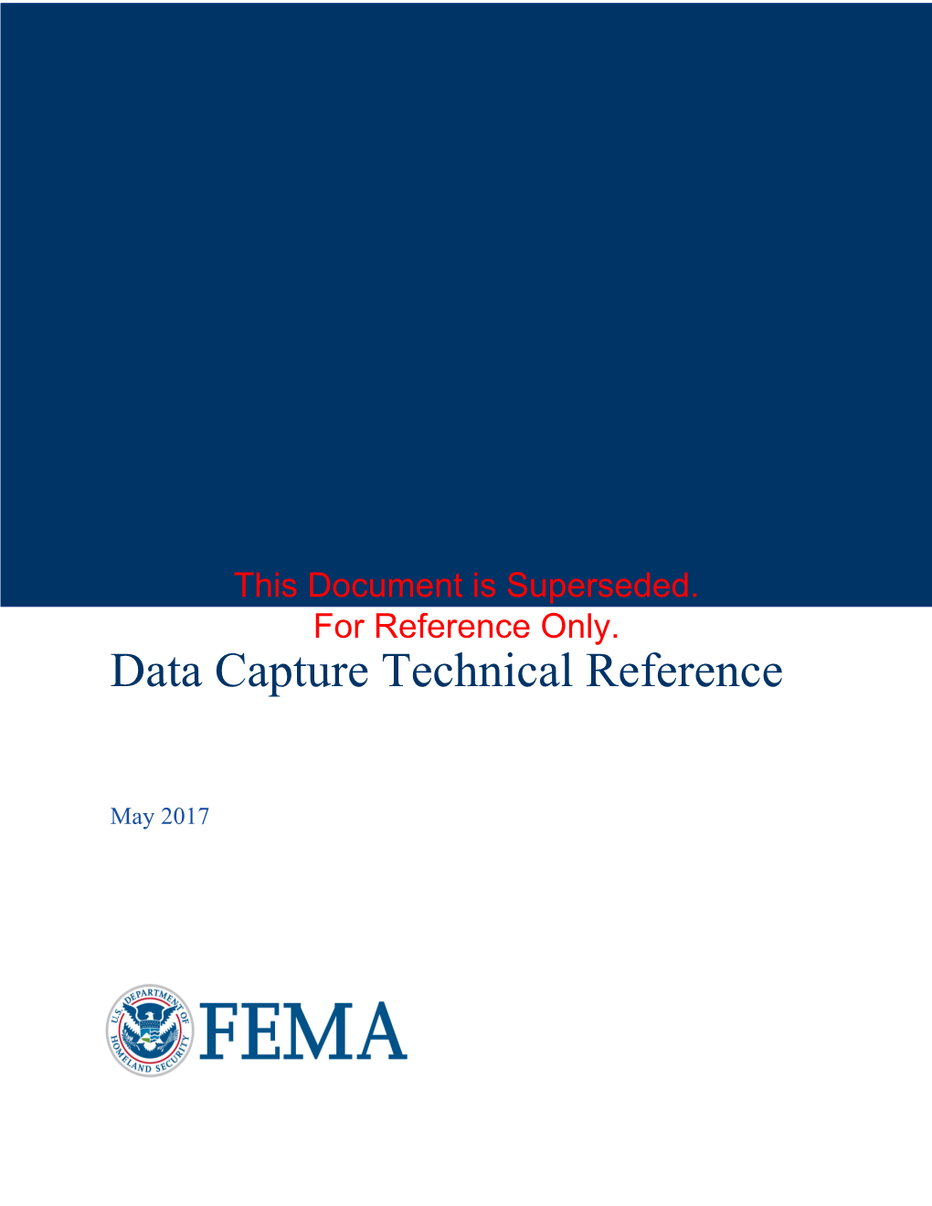 Data Capture Technical Reference