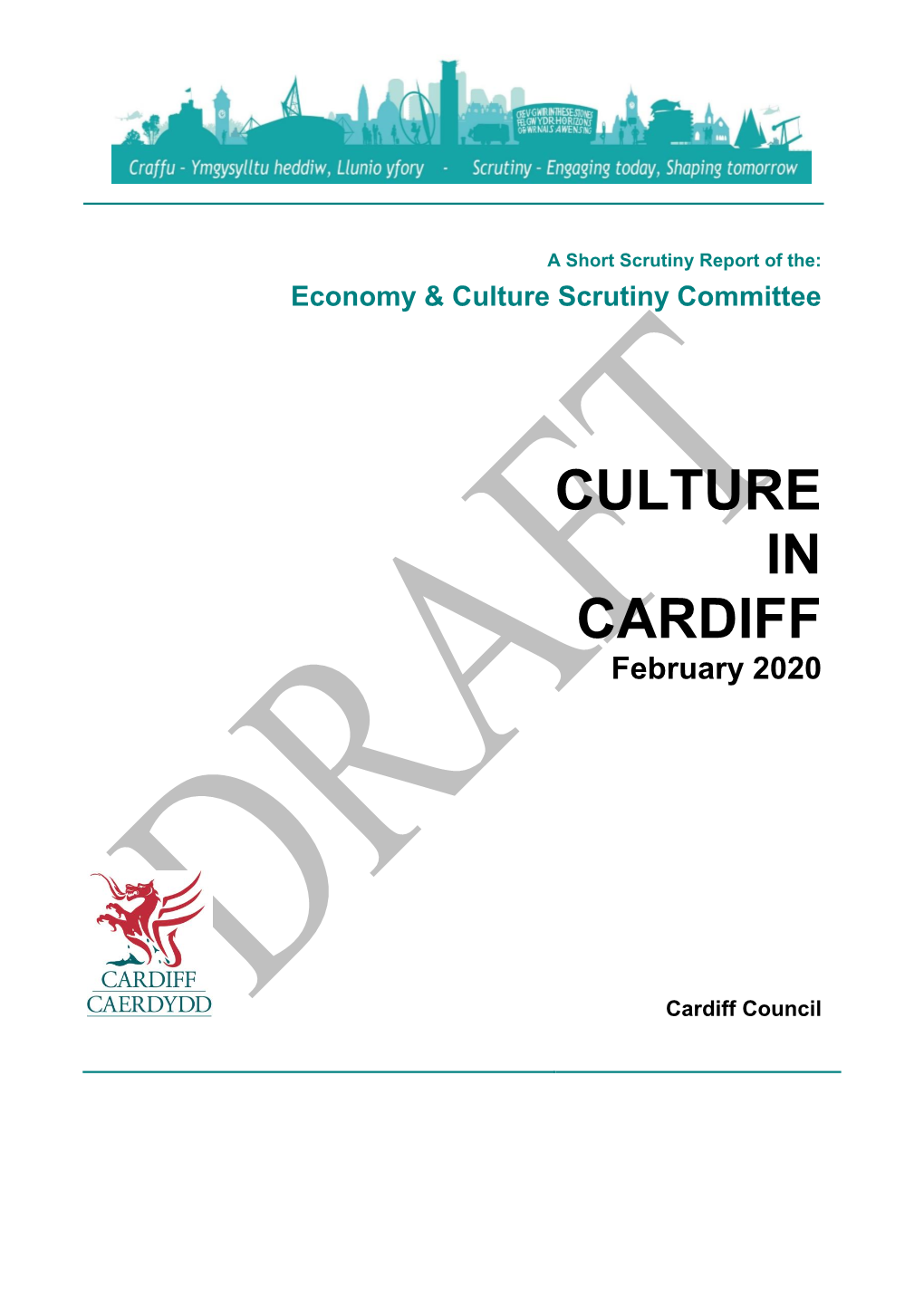 CULTURE in CARDIFF February 2020