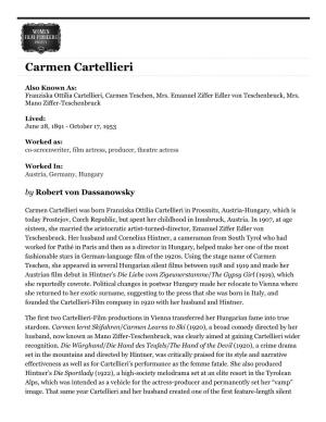 Carmen Cartellieri
