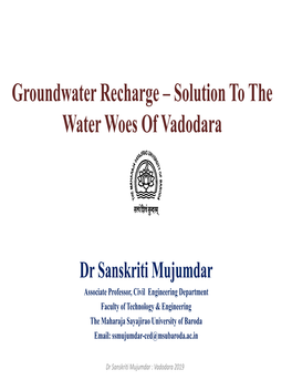 Sanskriti-Vadodara-Groundwater.Pdf