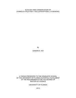 University of Florida Thesis Or Dissertation Formatting