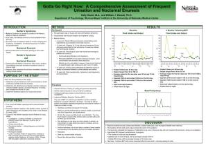 Gotta Gotta Go Right Now: a Comprehensive Assessment of Frequent Urination and Nocturnal Enuresis