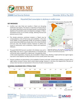 Food Security Outlook, Chad, December 2019