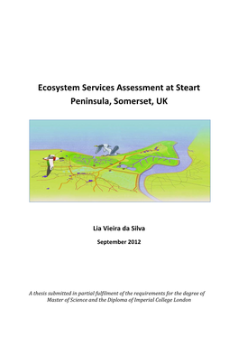 Ecosystem Services Assessment at Steart Peninsula, Somerset, UK