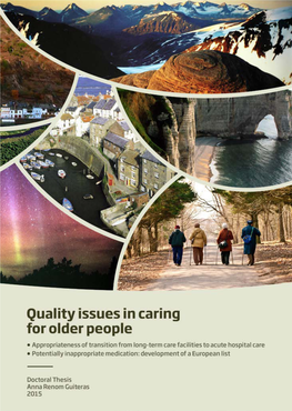 Quality Issues in Caring for Older People