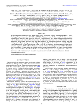 Apj, 376, 630 Future VLBI Observations of GBS-VLA J041840.62+281915.3 Andrews, S