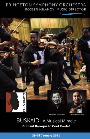 BUSKAID–A Musical Miracle Brilliant Baroque to Cool Kwela!