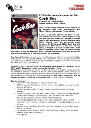 Cosh Boy Directed by Lewis Gilbert James Kenney, Joan Collins