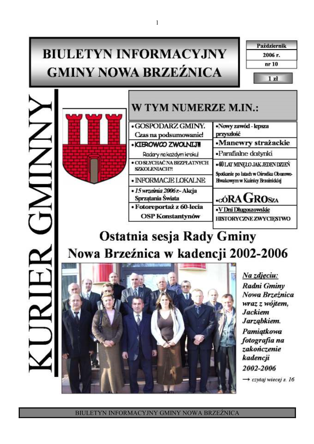 Biuletyn Informacyjny Gminy Nowa Brzeźnica 1