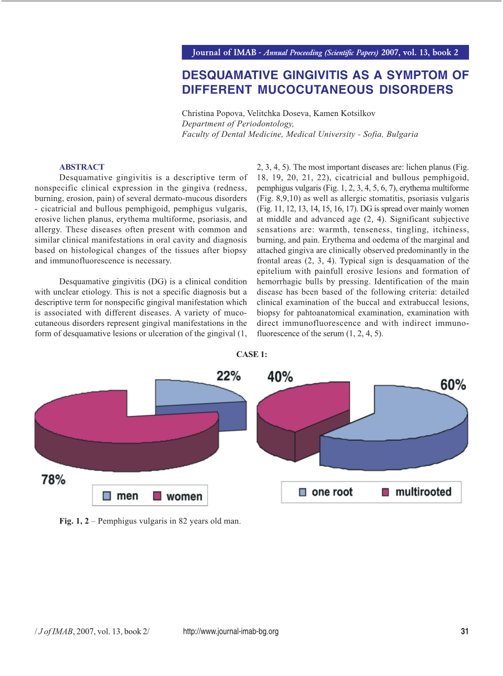 Desquamative Gingivitis As a Symptom of Different Mucocutaneous Disorders