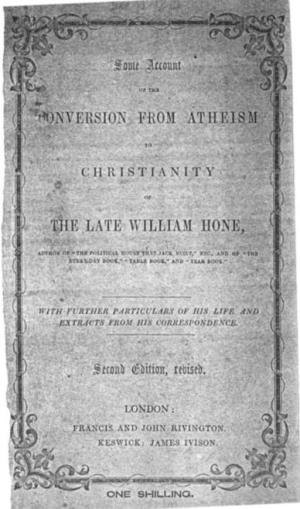 Some Account of the Conversion from Atheism to Christianity of the Late