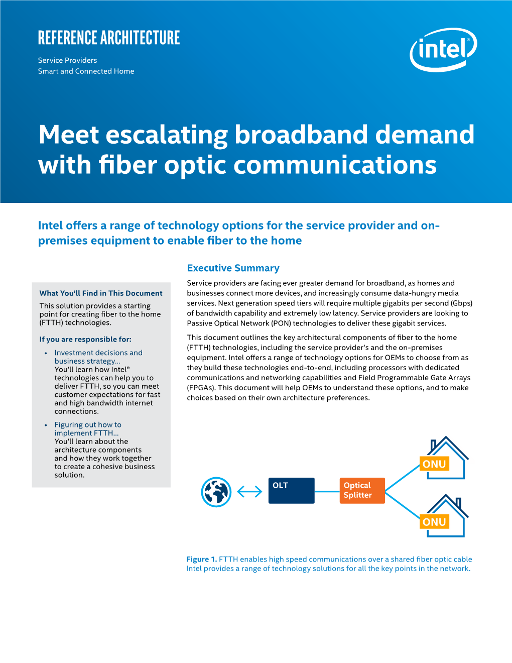 Meet Escalating Broadband Demand with Fiber to the Home
