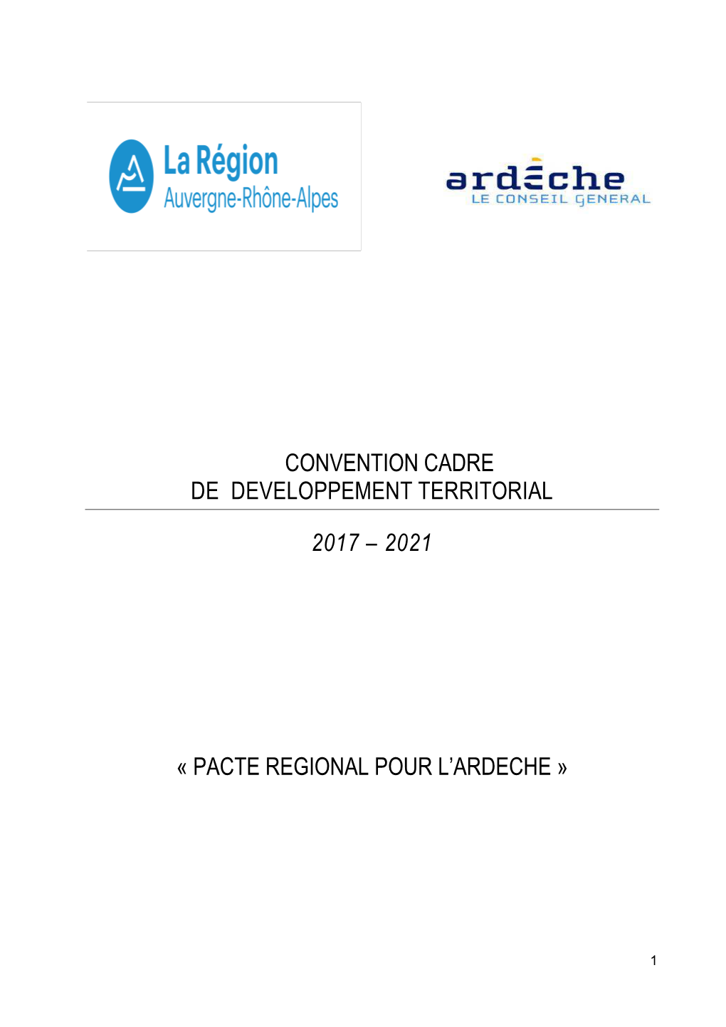 Pacte Regional Pour L'ardèche CP JUIN 2017 V5 Au 2 Juin