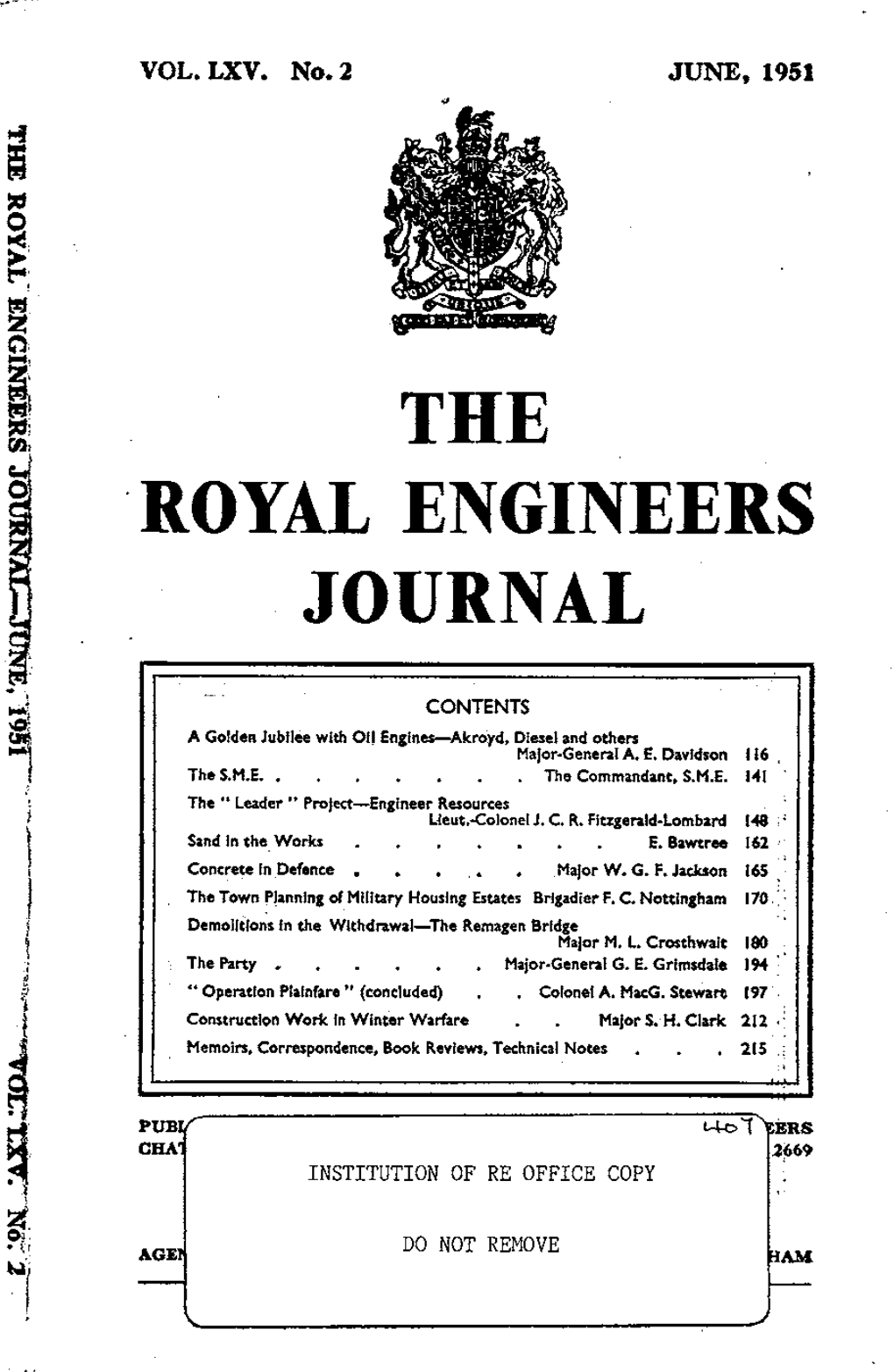 Royal Engineers Journal