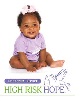 2015 Annual Report Hrh Produced Life-Changing Results in 2015