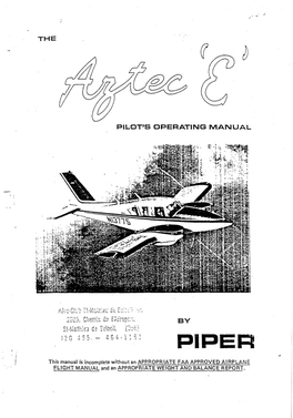 Piper PA-23-250 Azte